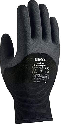 Uvex Unitlite Thermo Plus Schutzhandschuhe - 1 Paar Arbeitshandschuhe gegen Kälte 11/XXL