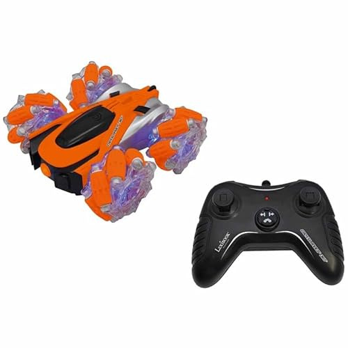 LEXIBOOK, Crosslander Glow RC Car, RC21 | Glow-in-the-dark, Rechargeable, Remote controlled