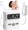 Hommie Aspiratore Nasale per Bambini, Aspiratore Naso Elettrico con 9 Livelli di Aspirazione, Luce e Funzione Lenitiva del Rumore Bianco, Punte in Silicone, Comodo Stoccaggio