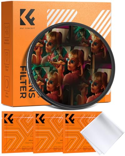 K&F koncept 58 mm kalejdoskop prisma filter optiskt glas central pentaprism specialeffekt kameralins filter (Nano-B-serien)