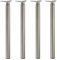 Gedotec Möbelfüße Edelstahl Tischbeine höhen-verstellbar +180 mm Tischfuß Metall - Modell H1730 | Verstellfuß Höhe 700-880 mm | Rohr-Ø 60 mm | 4 Stück - Teleskopfüße inkl. Befestigungsmaterial