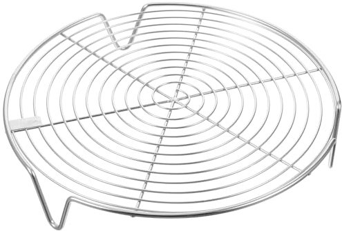 Kichvoe Steam Rack Round Cooling Rack Stainless Steel Baking Trivet Rack Canning Rack Steaming Rack Stand Insert Cookware for Air Fryer Cake Pans Pressure Cooker Food Heating 22cm