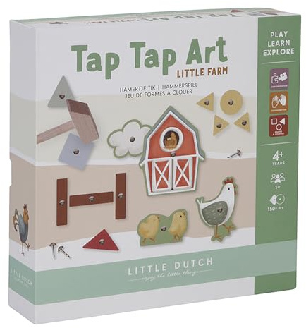 Little Dutch Hammerspiel Nagelspiel Tap Tap Art (Little Farm)