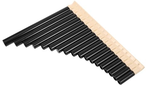 ULDIGI Panflöte Zum Üben Traditionelles Musikinstrument Tragbar Für Anfänger Blasinstrument Mit Klarer Für Schule Und Musikalische Anfänge