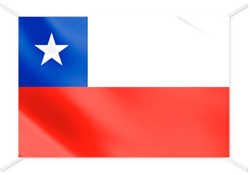 Bandera Chile - Banderas del Mundo para Interior y Exterior - Banderas de Comunidades, Países - 144x93 cm