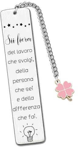 LKJHGF Segnalibri Collega Donne Regali per Amica Segnalibri Colleghi Idee Regalo Uomo Colleghe Amicizia Regalo per Colleghi Che Va Via Grazie Pensione Regali per Amica Maestra