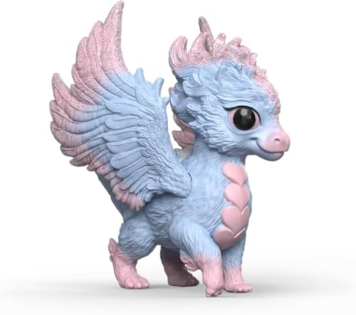 Schleich BAYALA - Baby Crystal Dragon Toy Figurine - Kids 5+ | 70844