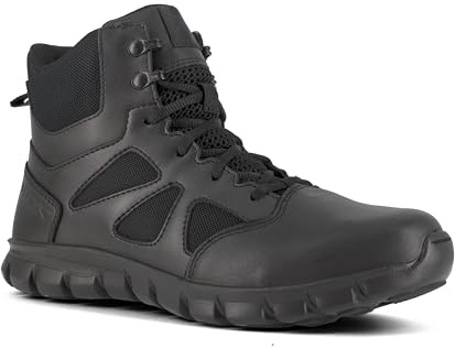 Reebok mens Sublite Cushion 6 Inch Military Tactical Boot, Black, 16 US