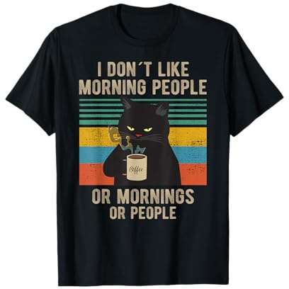 Odio la Gente del Mattino e la Mattina e la Gente Kaffee Maglietta