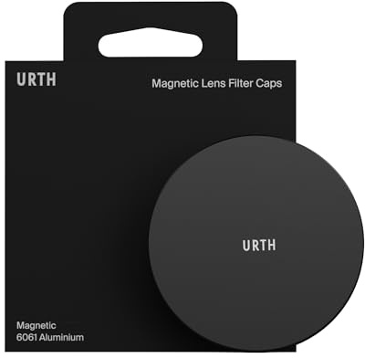 Urth 39 mm Magnetiskt Objektivlock – Snabb Magnetisk Montering för Urth Magnetiska Linsfilter, Pålitligt Skydd för Kameraobjektiv