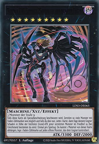 LDS3-DE065 - Nummer C40: Gimmick-Marionette der dunklen Fäden - Ultra Rare - 1. Auflage - Deutsch - Legendary Duelists: Season 3 - mit LMS Trading Fieldcenter-Karte Yugioh