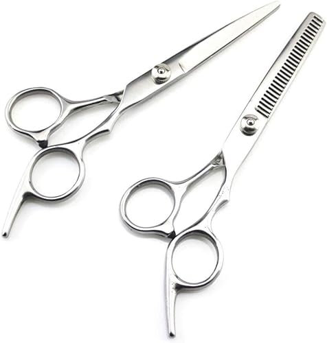 Forbici per tagliare i capelli Forbici per capelli, Forbici da parrucchiere in acciaio inossidabile, Forbici da barbiere in acciaio inossidabile per sfoltire e strutturare, Modellare Parrucchiere pro