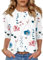 Kistore 3/4 Length Sleeve Womens Tops Dressy Casual Blouses for Women 2025 Trendy Crewneck T Shirts Summer Clothes Plus Size XXL