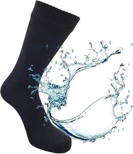 Kadem® Calzini impermeabili per sport acquatici sport invernali campeggio pesca trekking trail vela hiking golf corsa ciclismo ciclismo trekking rafting canottaggio attività all'aria aperta