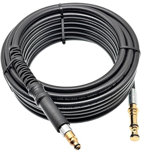 Högtrycksslang lämplig för Nilfisk högtryckstvätt Premium 190 P 160.2 – ersättning för 6528611 – Superflex-utförande för Compact Dynamic Core Excellent Serie (8 meter)