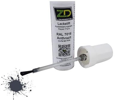 Zaundirekt Lackstift Anthrazit RAL 7016 12 ml - inkl. Pinsel