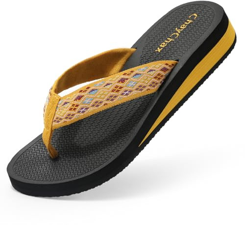 ChayChax Flip Flops Kvinnor Kilklack Lätta Strandsandaler Sommar Tofflor Halkfria Utomhus Tofflor