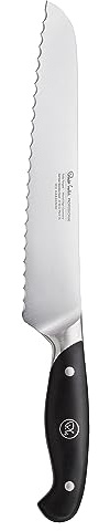 Robert Welch Professional Bread Knife 22cm. Crafted from German 1.4116 Stainless Steel. Serrated Blade, Ideal for Cutting Through Crusty Breads, Sourdough Loaves and French Sticks.