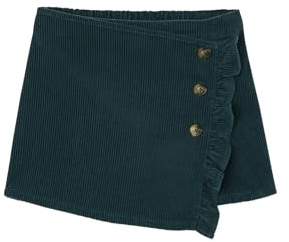 VERTBAUDET Jupe-Short Fille en Velours Effet Portefeuille