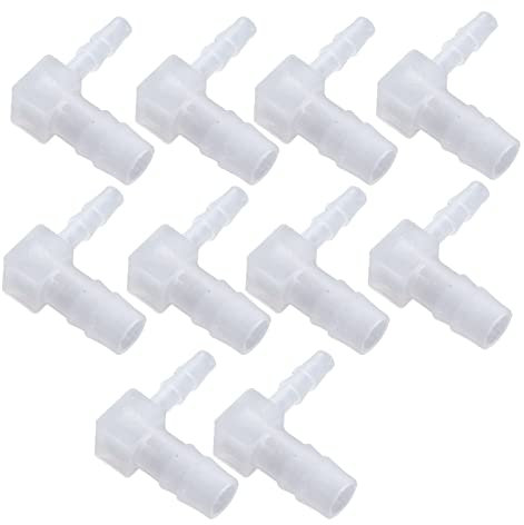Tubo Giardino Gomito 90, Tubo Giardino Gomito A 90 Gradi 10 Pezzi Giunti Per Tubi In Plastica Raccordi Riduttori A Barb Connettori Per Tubi A Gomito A 90 Gradi Tipo L