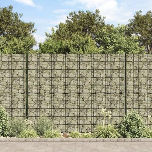 Furniture Select-Garden Sichtschutz Steinoptik grau 35x0,19m PVC