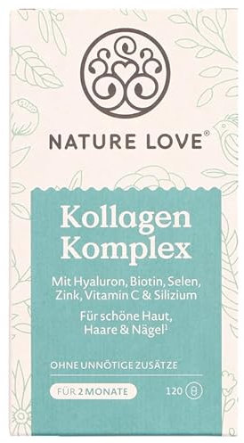 Nature Love Kollagen Komplex, 120 Kapseln