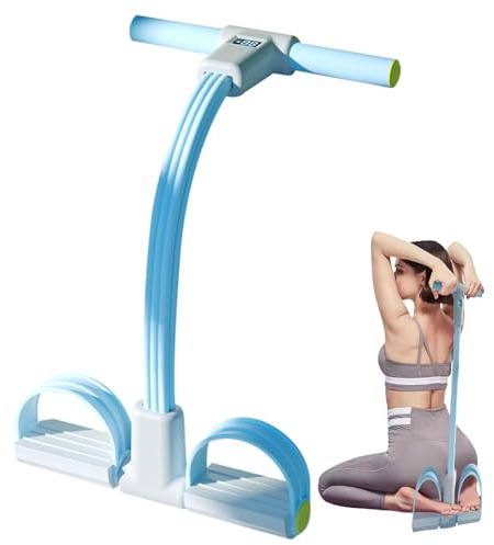 Extracteur d'étrier Intelligent amélioré, Corde de résistance à l'extraction, Bande de résistance élastique à 6 Tubes, Corde de Tension pour étirement de la Taille, des Bras, des Jambes