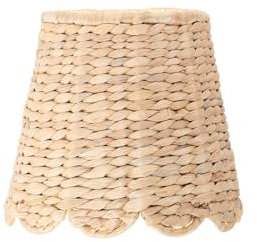 Zafferano, Poldina Cover Giacinto d'Acqua, Intrecciata a Mano per Lampada da Tavolo, Paralume Compatibile con Lampade Poldina, Fatto a Mano, Ø14,5 x 12,5 cm