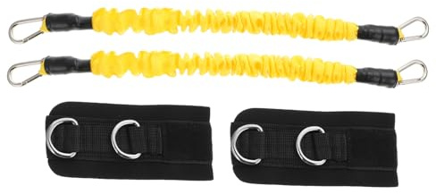 GOOHOCHY Bandas Elásticas para Entrenamiento de Piernas Correas de Tobillo Portátiles Material Duradero para Gimnasio y Yoga Accesorios Multifunción para Ejercicio Casa y Exterior