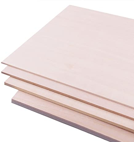 Plywood Sheets Wood Ply Unfinished Board for Pyrography Stenciling(45 * 45 * 0.6Cm)