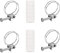 TOPWAYS Doppeldraht-Schlauchschellen, verstellbare Edelstahl-Schlauchschellen mit 2 Stück Inline-Teichschlauch-Reparatur-Verbindungsstück für Schlauch (25 mm/1 Zoll)