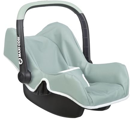 Smoby - Maxi-Cosi Puppenautositz - Autositz mit Tragebügel im Original Maxi-Cosi Design, Puppen-Zubehör für Puppen bis 42 cm, für Kinder ab 3 Jahren