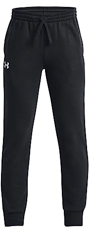 Under Armour UA Rival Fleece Joggers, Black, YLG