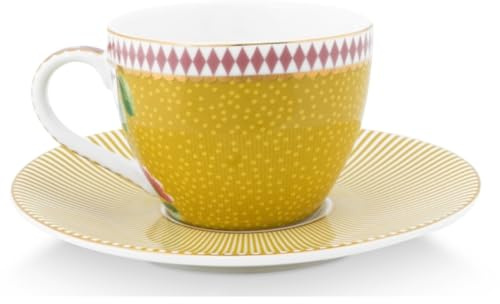 Pip Studio La Majorelle espressokopp m nedre gul 0,12 l