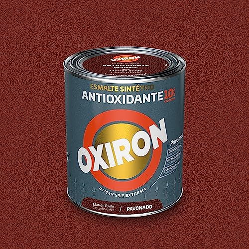 OXIRON Esmalte Antioxidante Pavonado Marrón Óxido 250 ml