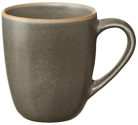 ASA Henkelbecher, Beluga saisons anthrazit matt D. 8,5 cm, H. 9,5 cm, 0,25 l.