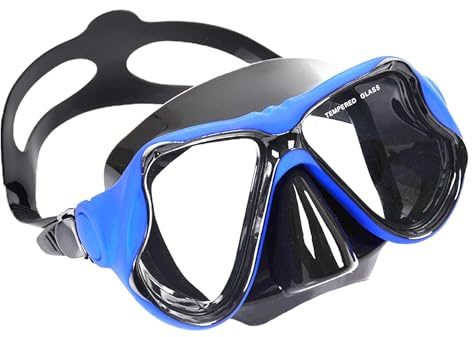 Lunettes de plongée avec nez - Ergonomiques et confortables