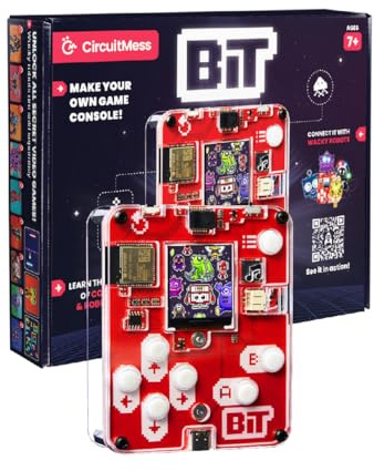 Cefa Toys BIT, Console de Jeux à Monter, Jouet éducatif, Construction d'une Console, apporte des Connaissances en robotique, stimule la résolution de problèmes et la logique, à partir de 7 Ans