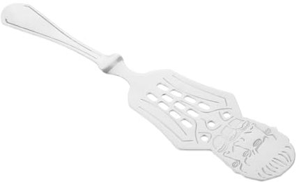 HOMOCONO Stainless Steel Absinthe Spoon Dripper Slotted Design Decorative Hollow Sugar for Absinthe Fountain and Cocktails Easy to Clean and Comfortable Grip