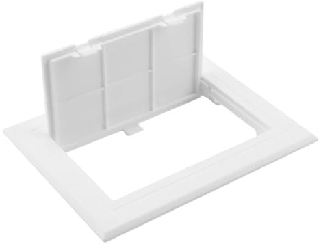 Revisionsklappe 13x18 cm, Revisionsklappe aus UV-beständigem ABS Kunststoff, Wartungstür für Trockenbau mit einfacher Montage, ideal für Kabel & Rohre in Wänden und Decken