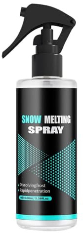 Mikiuly Spray Antighiaccio, Spray Sbrinante per Auto, Deghiacciante Liquido ad Effetto Immediato, Deghiacciante Spray, Adatto per Ogni Genere di Vetro e Cristallo dell'Auto, 100ml