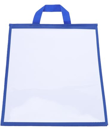 Tangxi Bärbar Skrivbordsskrivtavla Dubbelsidig med Handtag och Unik Trippelvikningsstruktur för Hemkontor i Klassrummet 30,3x35,5x19 Cm