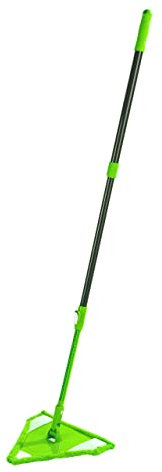 Maximex Wischmopp TRIANGEL, ausziehbarer, biegsamer Verlängerungshals, ausziehbar, hochwertiger Mikrofaserbezug, entfernt hartnäckigen Schmutz, waschbar bei 40°C, Maße (BxHxT): 28x68-160x3 cm