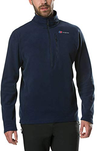Berghaus Men's Prism Micro Polartec Fleece Half Zip Jacket Fleece Half Zip, Dusk, M