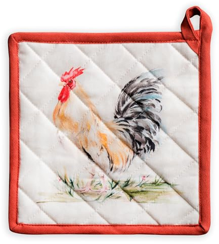 Maison d' Hermine Pot Holders 100% Cotton Potholders (20 x20 cm, Pack of 2)