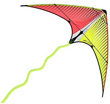 Prism Kite Technology Neutrino in Orange and Yellow - A Fast and Responsive Kite to Test Your Reflexes