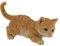 G&H Decor Ginger Cat Ornament - Realistic Garden Statue, Weatherproof Resin, Perfect Memorial Gift for Cat Lovers