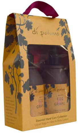 Di Palomo Wild Fig & Grape Vegan Hand Care Collection - Luxury Lotion, Soap, & Cream - Pamper Gifts for Women