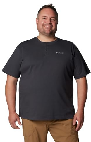 Columbia Men's Landroamer Short Sleeve Henley II, Shark, X-Small