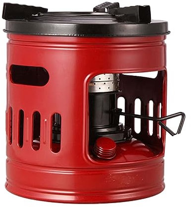 Supatmul Réchaud à Pétrole 10 Mèches Réchauds à kérosène pour 3 à 5 Personnes, Poêle à kérosène, 1,5L Poele au Kerosene Camping poêle à pétrole avec Puissance feu réglable, Chauffage kérosène